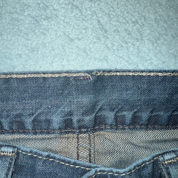 Men's Levi's 514 Straight Jeans Waist 34x32 Medium Washed Wiskered - Picture 6 of 14
